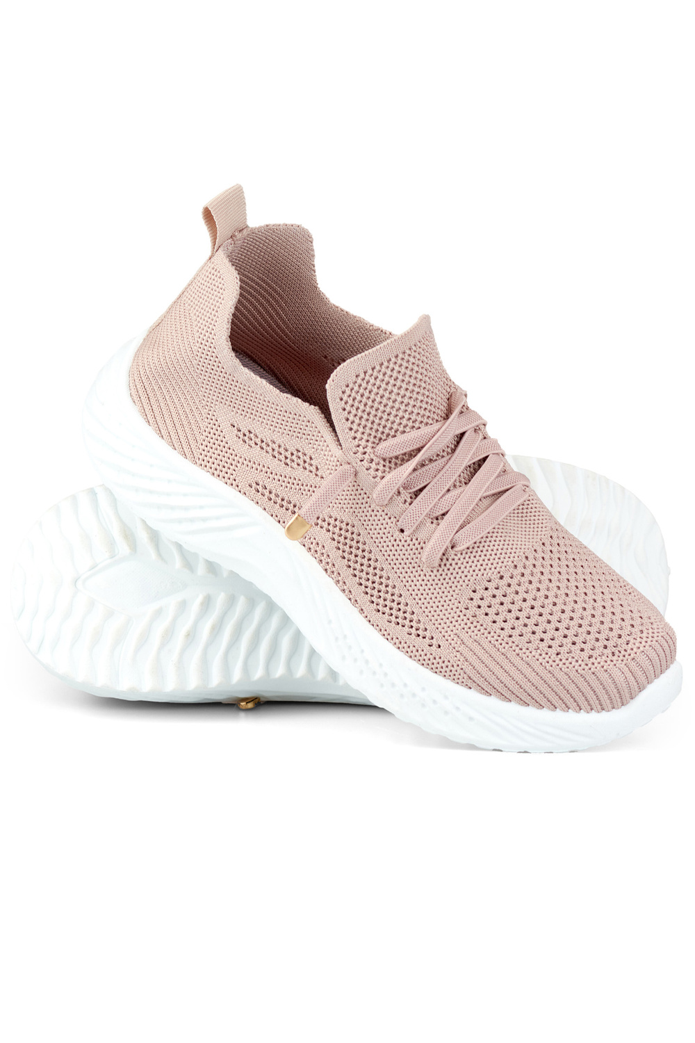 primohurt Pudrowe elastyczne buty sportowe damskie