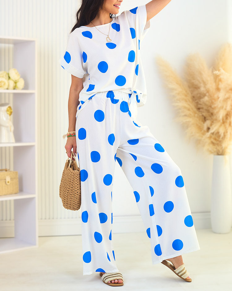 Resti Cobalt white women's pea set