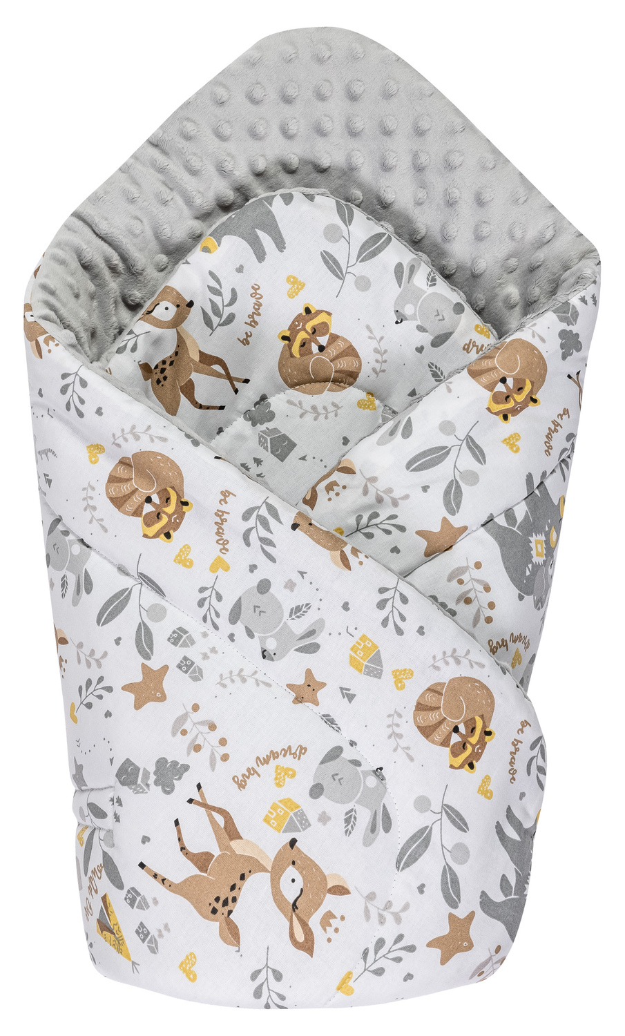 Medi Partners Double-Sided Baby Wrap Cotton + Minky
