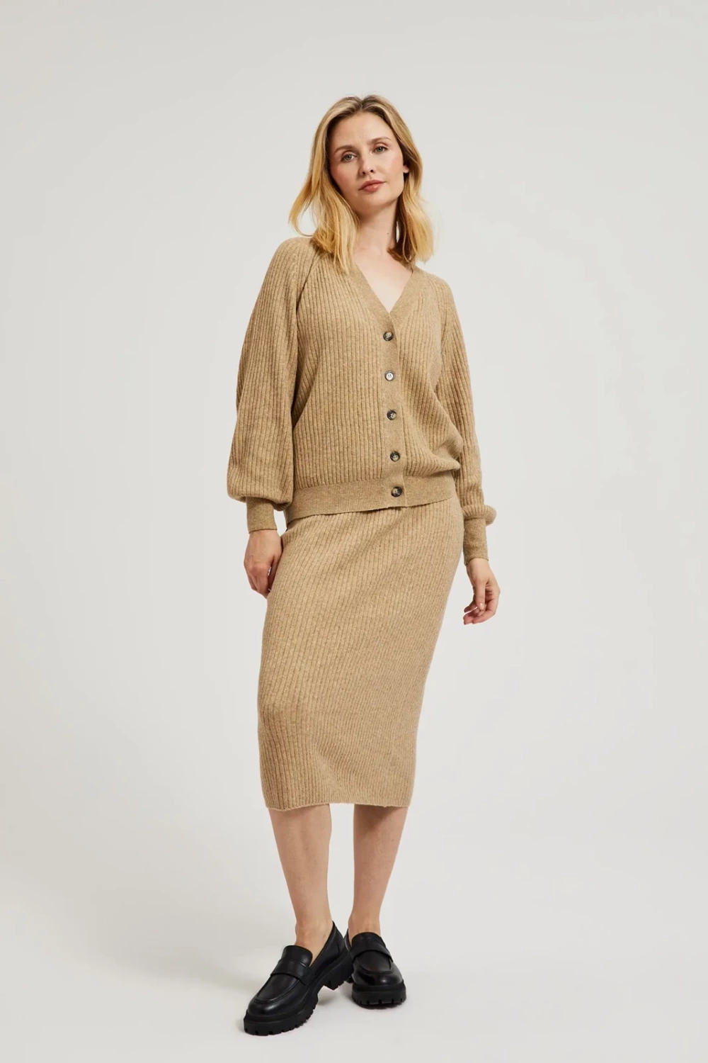Marisse Women's Sweater Z-Sw-4531 Beige Mel