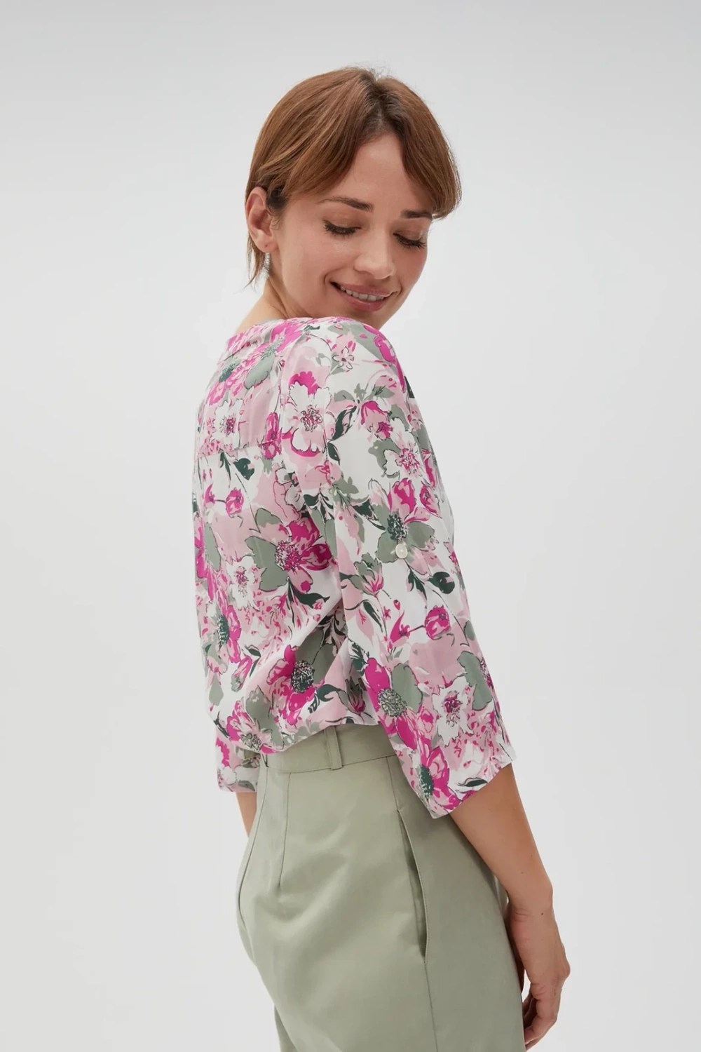 Marisse Women&#039;s Shirt L-Ko-4610 Fuchsia