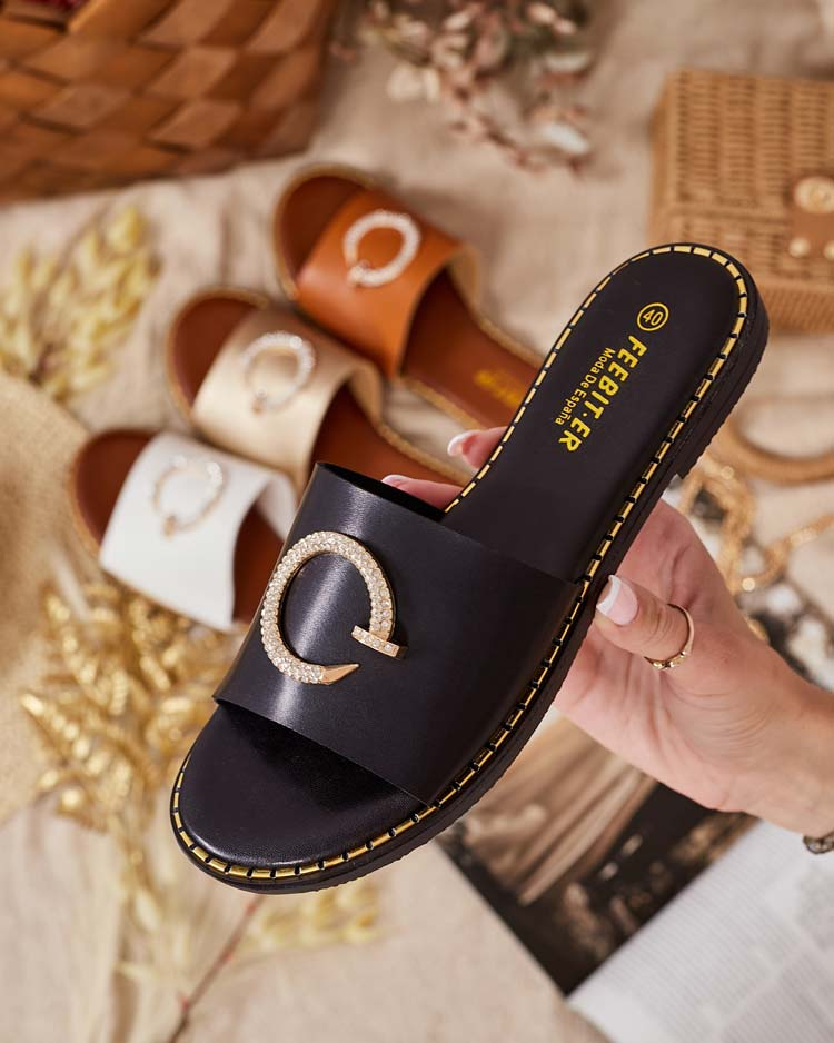 Дамски джапанки Omerta с плоска подметка