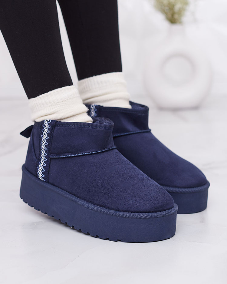 Resti Light brown women&#039;s shoes a&#039;la snow boots with ornament Parisela