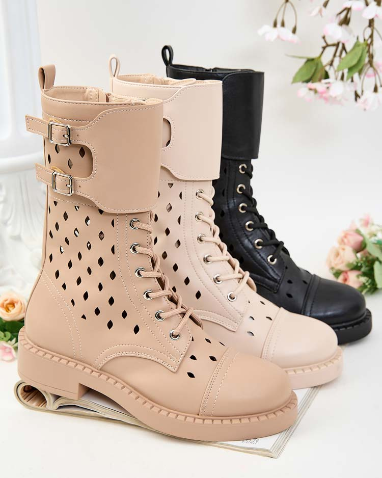 Resti Women&#039;s openwork lace-up boots Belsel