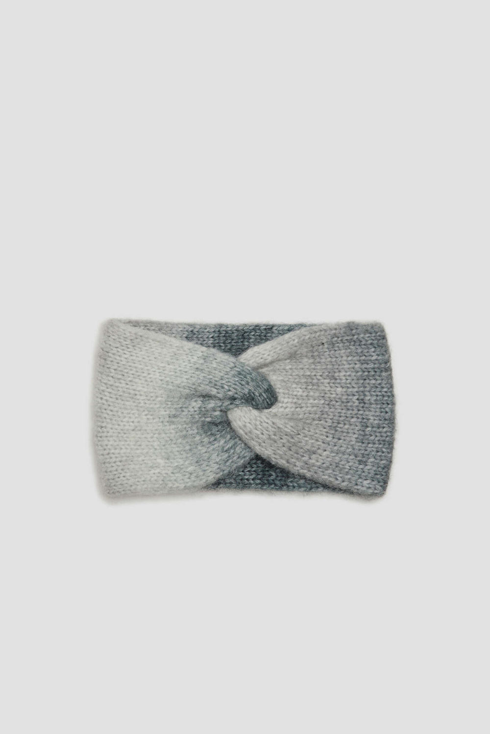 Marisse Warm Knitted Headband Gray