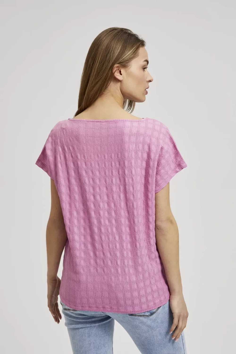 Marisse Women's Blouse L-Ts-4311 D.Pink