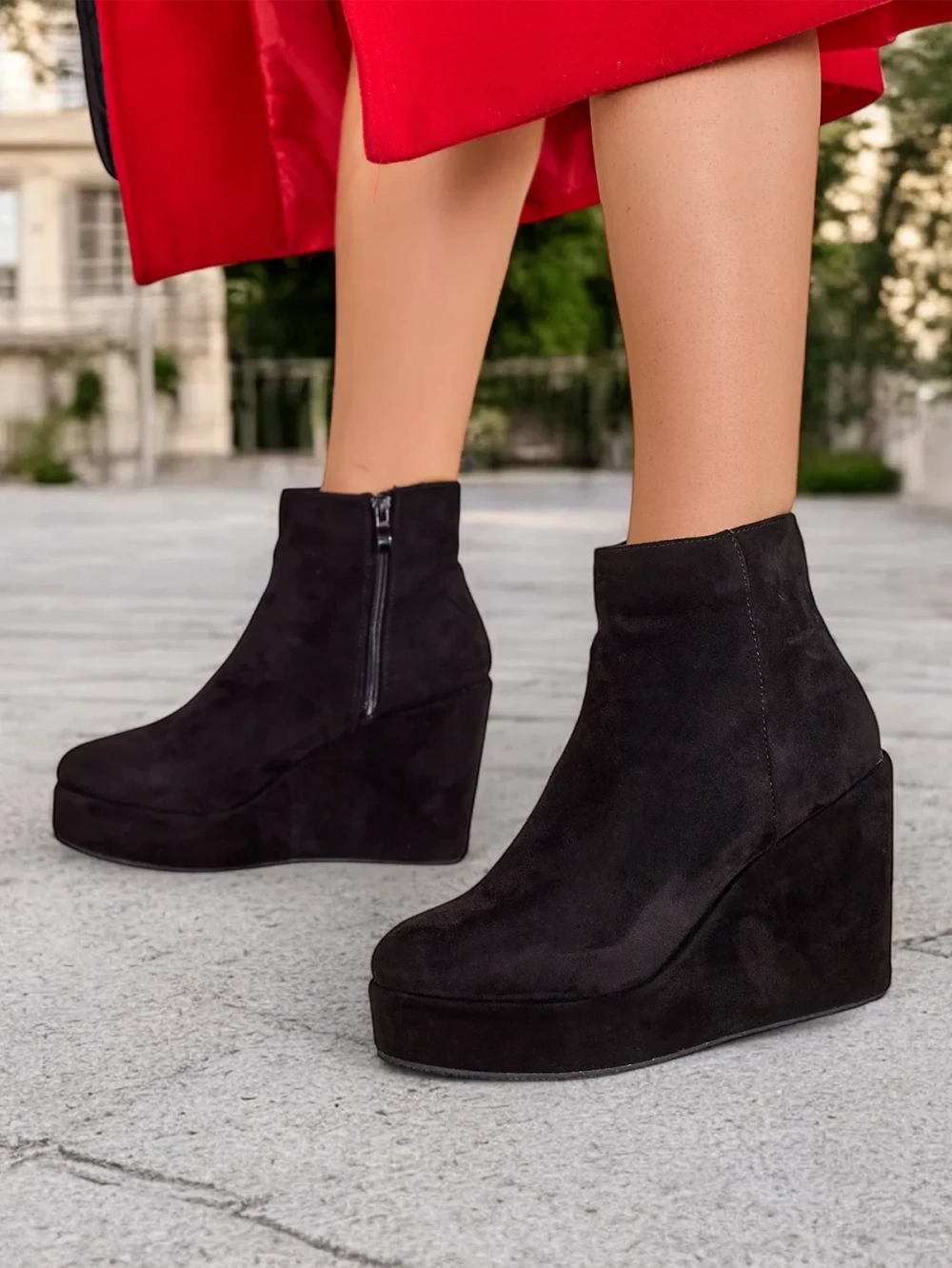 Resti Women's Wedge Ankle Boots Sieffa