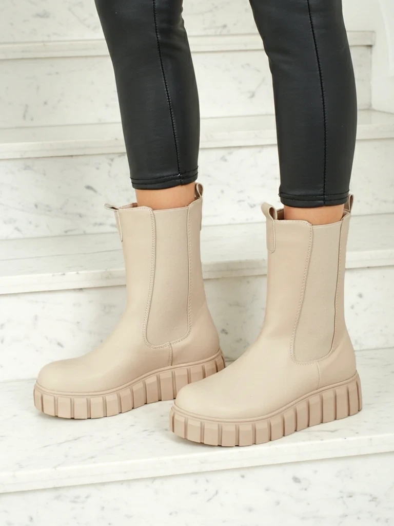 Resti Livora Eco-Leather High Ankle Boots for Women