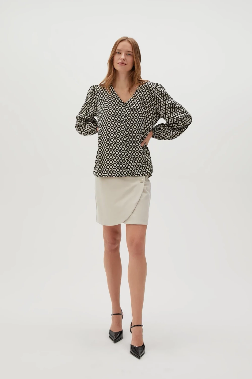 Marisse Women&#039;s Shirt L-Ko-4607 Black