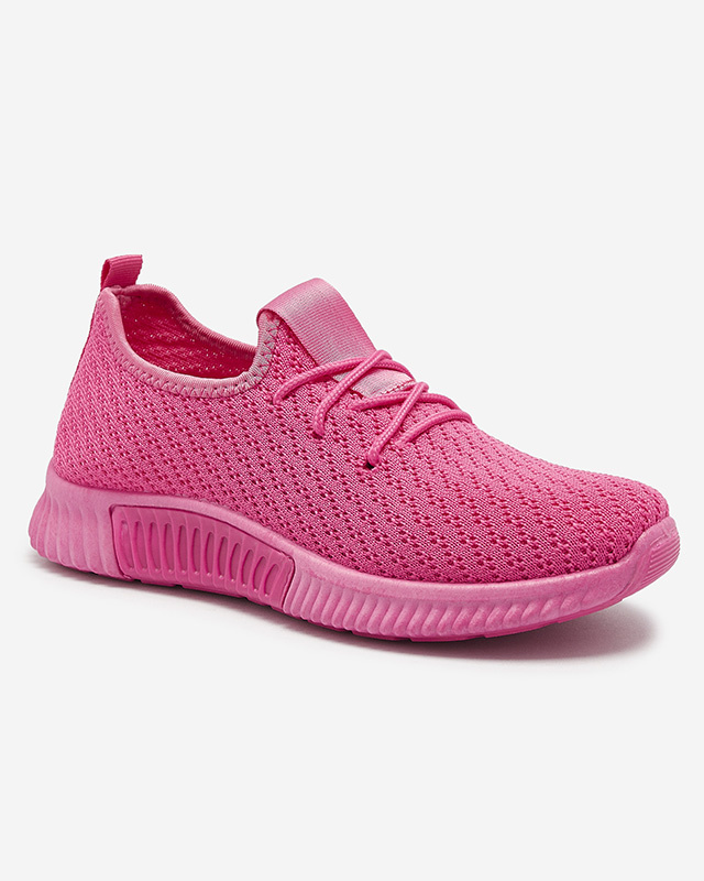 Resti Fuchsia women's fabric sports shoes Vobbu- Footwear