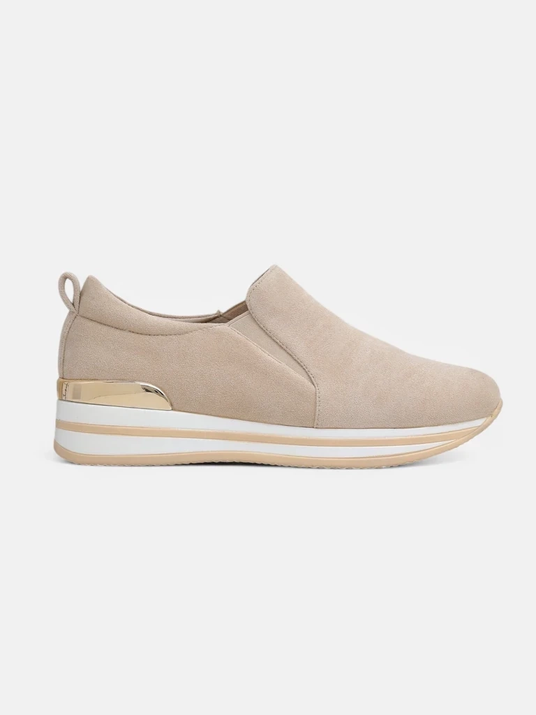 Resti Women's eco suede loafers Rabbite
