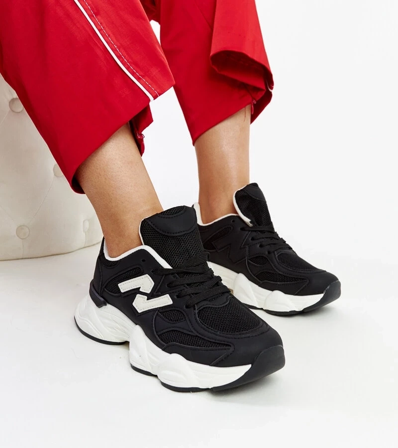 Gemre Adidași negri cu talpă masivă Gergely