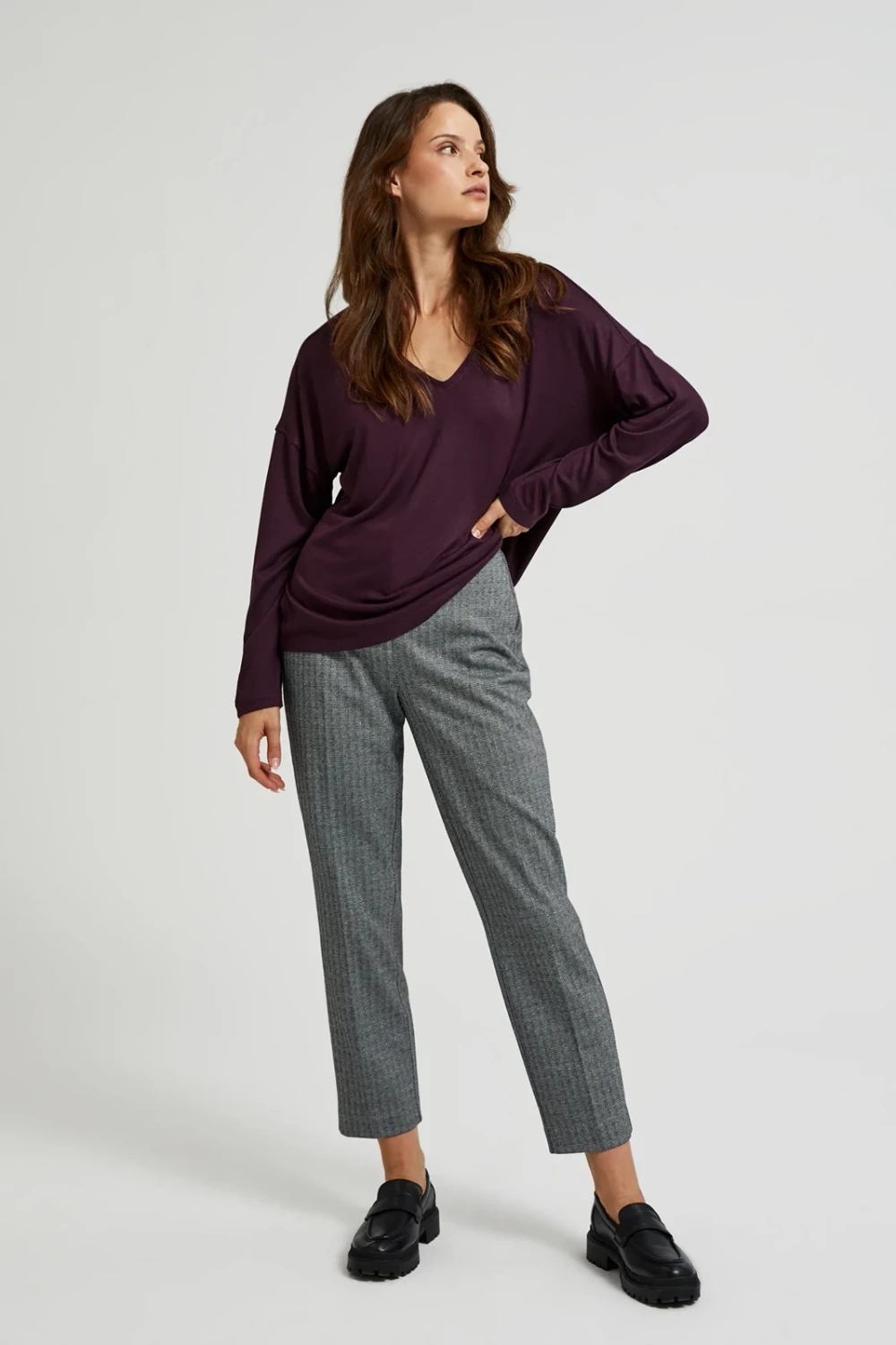 Marisse Women&#039;s Sweater Z-Sw-4561 D.Violet