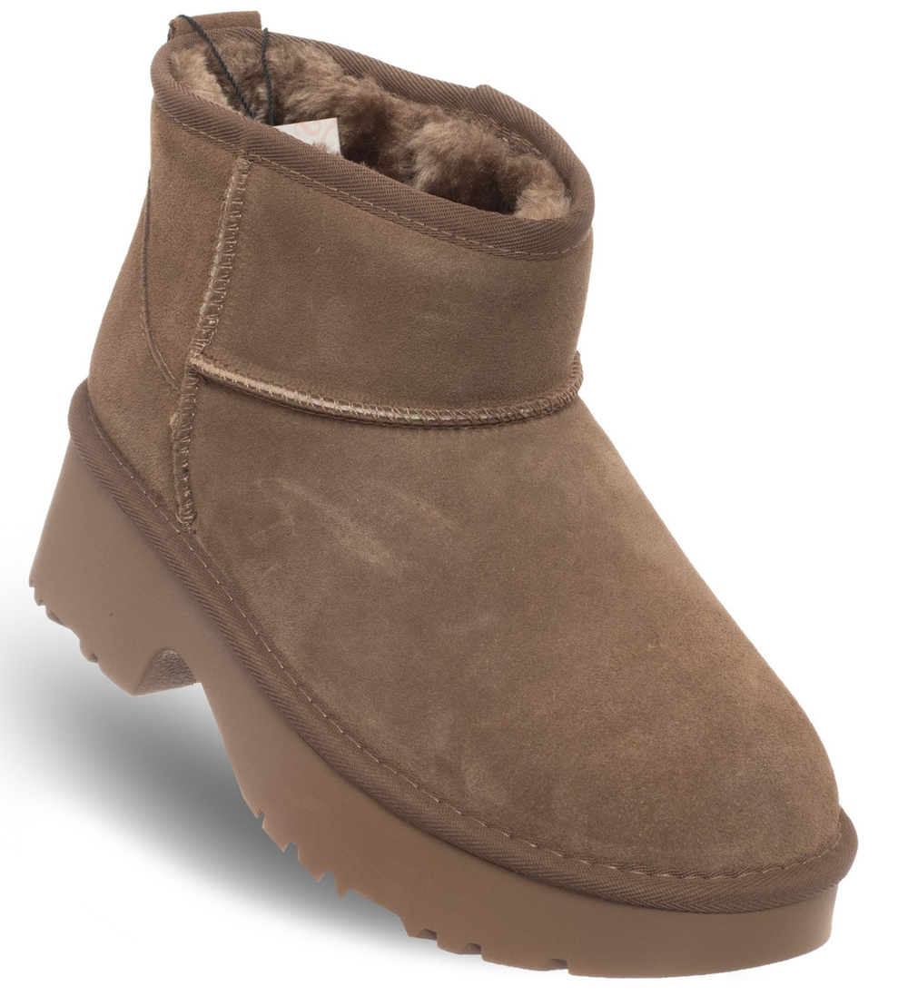 Боти до глезена SOLO SOPRANI от четкана кожа