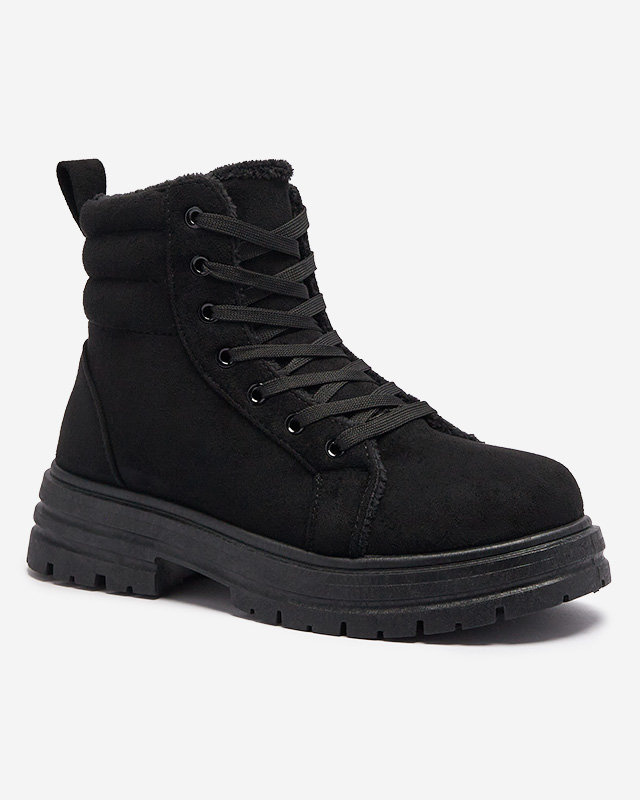 Resti Women&#039;s insulated trapper boots in black colozre Tivica - Footwear