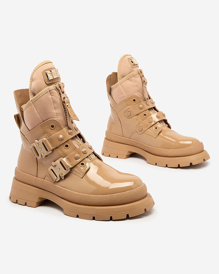 Resti Light brown women's bagger boots Hennobs