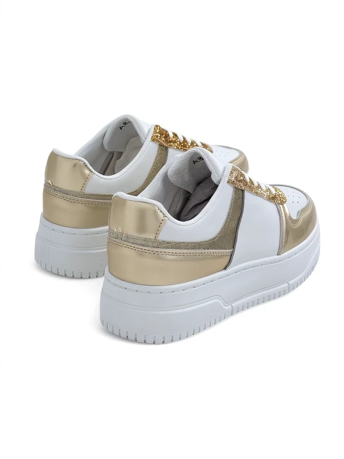 Resti Women's Sneakers with Glitter Qisofi