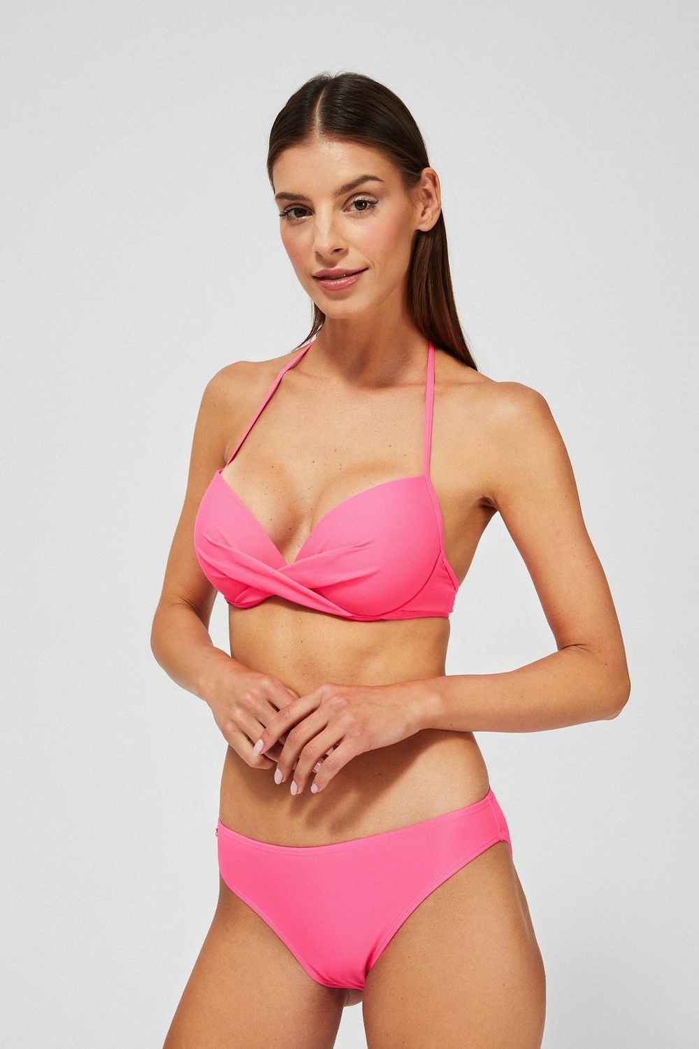 Marisse Plain Bikini Bottom L-Sm-3400 Fuchsia