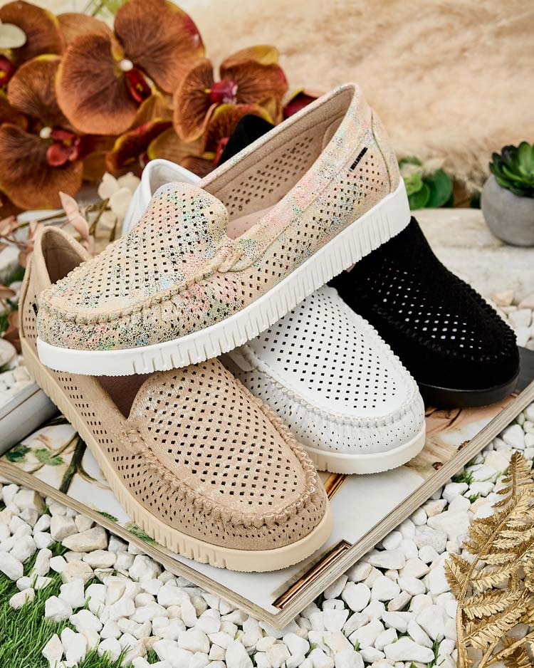 Resti Openwork women's moccasins Nafis