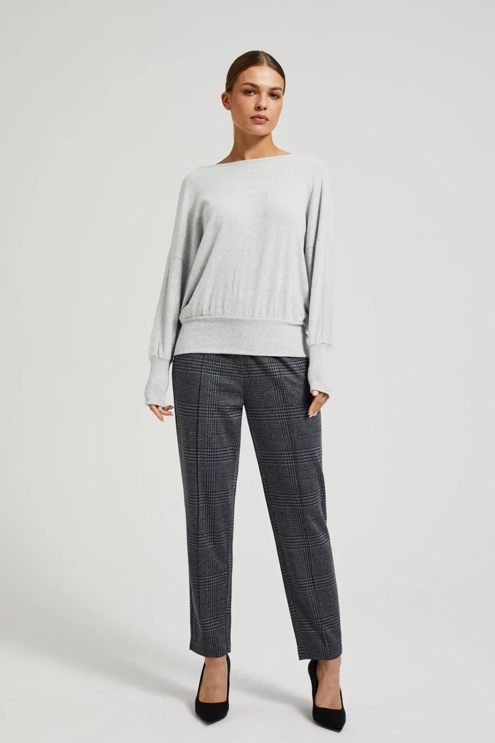 Marisse Women&#039;s Sweater Z-Sw-4560 L.Grey Mel
