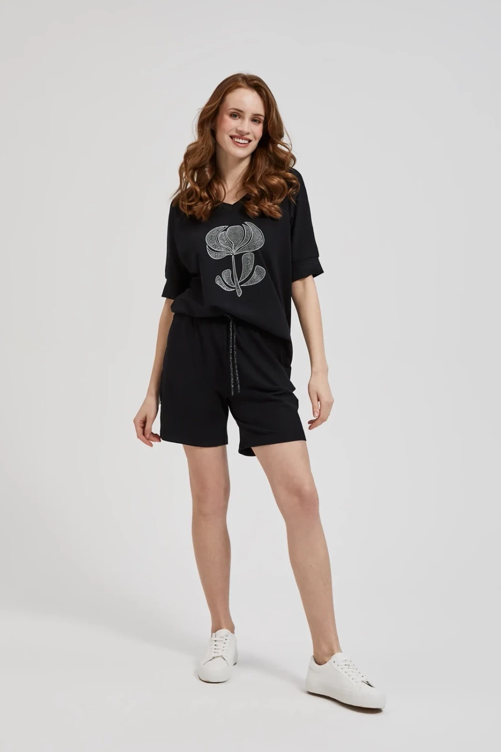 Marisse Women's Shorts L-Sh-4301 Black