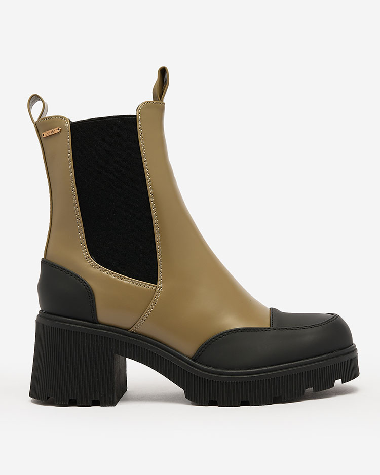 Resti Green and black women&#039;s Woylosy stiletto boots