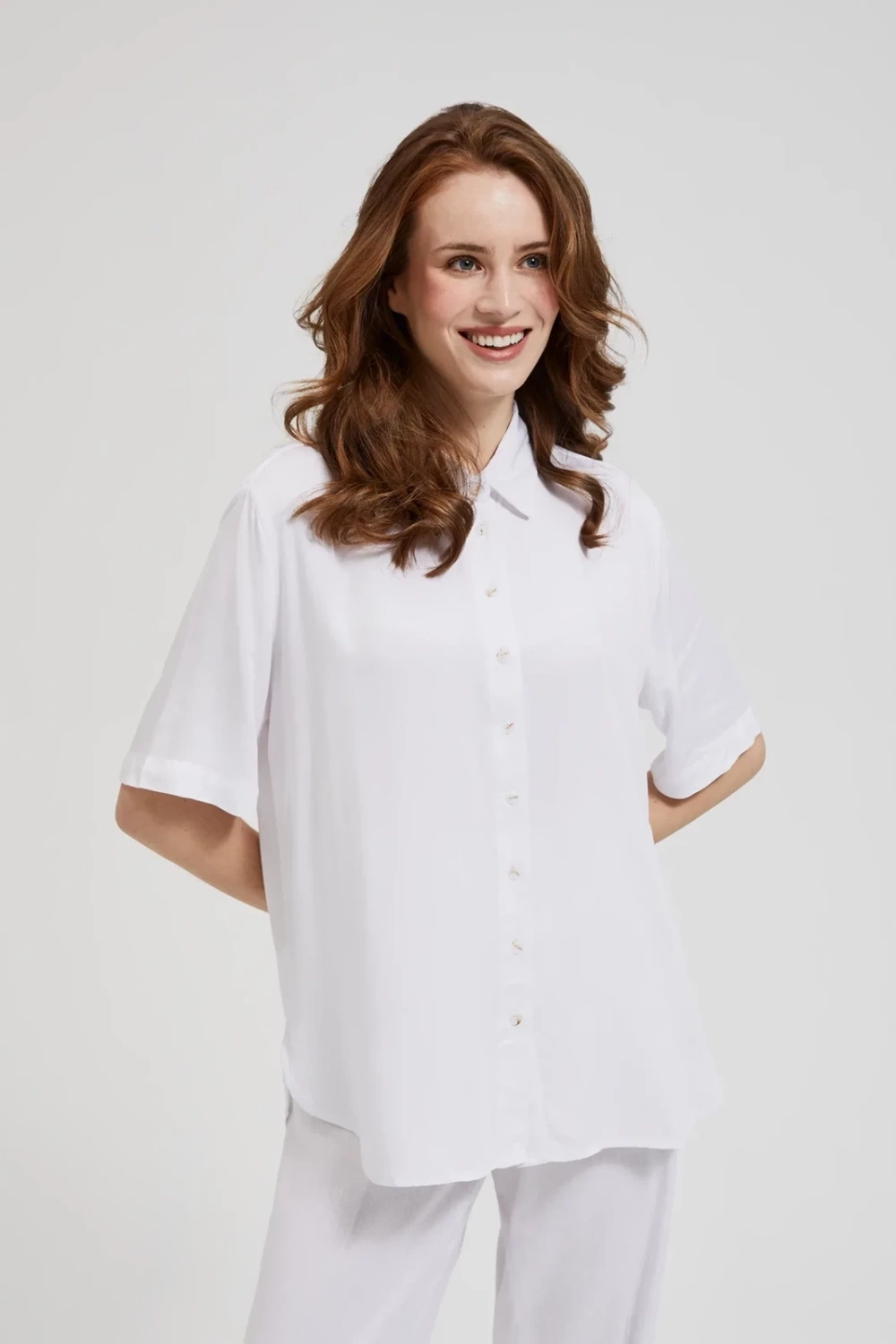 Marisse Women&#039;s Shirt L-Ko-4329 White