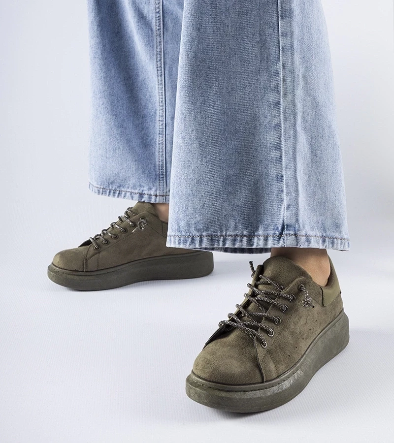 Gemre Adidași verzi pe platformă Cipriano