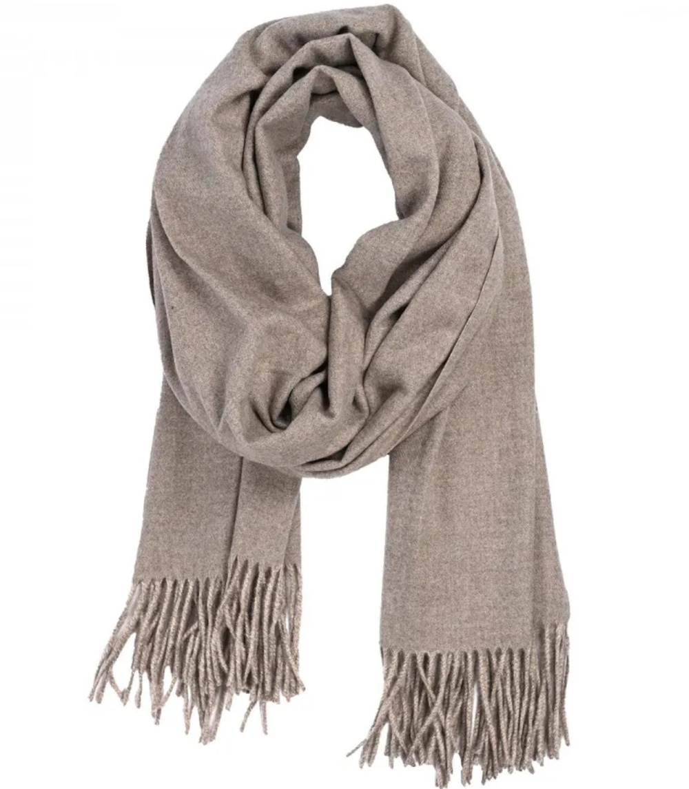 Pri Scarf Thick scarf tassels single color warm soft 200x70 cm