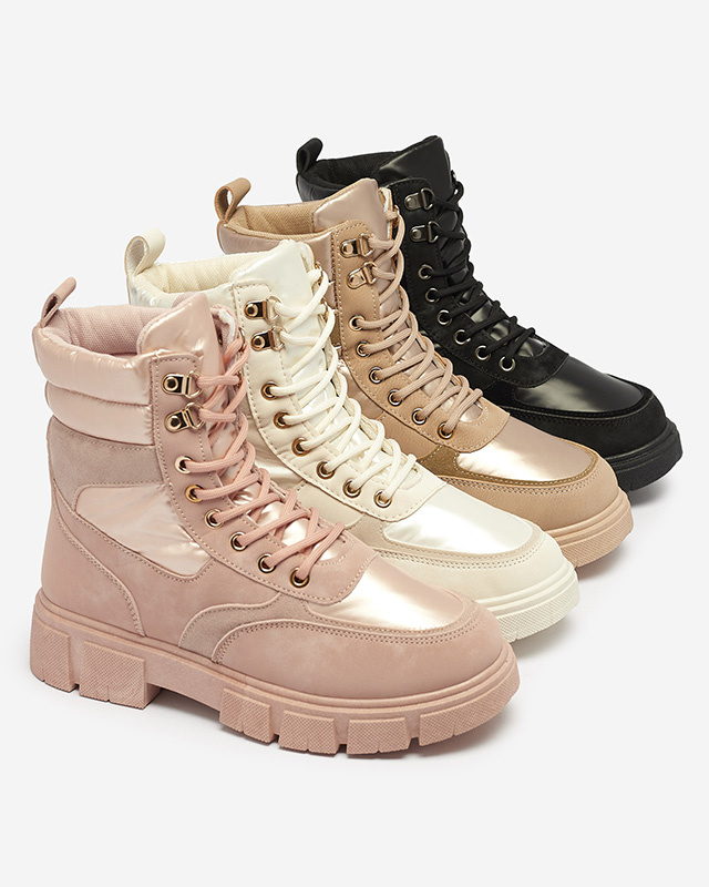 Resti Pink women&#039;s insulated trapper boots Kasemi- Footwear