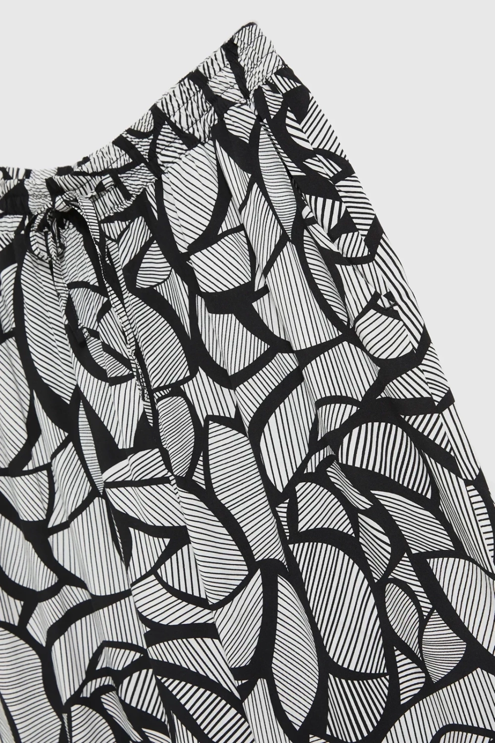 Women's trousers MOODO - black/white