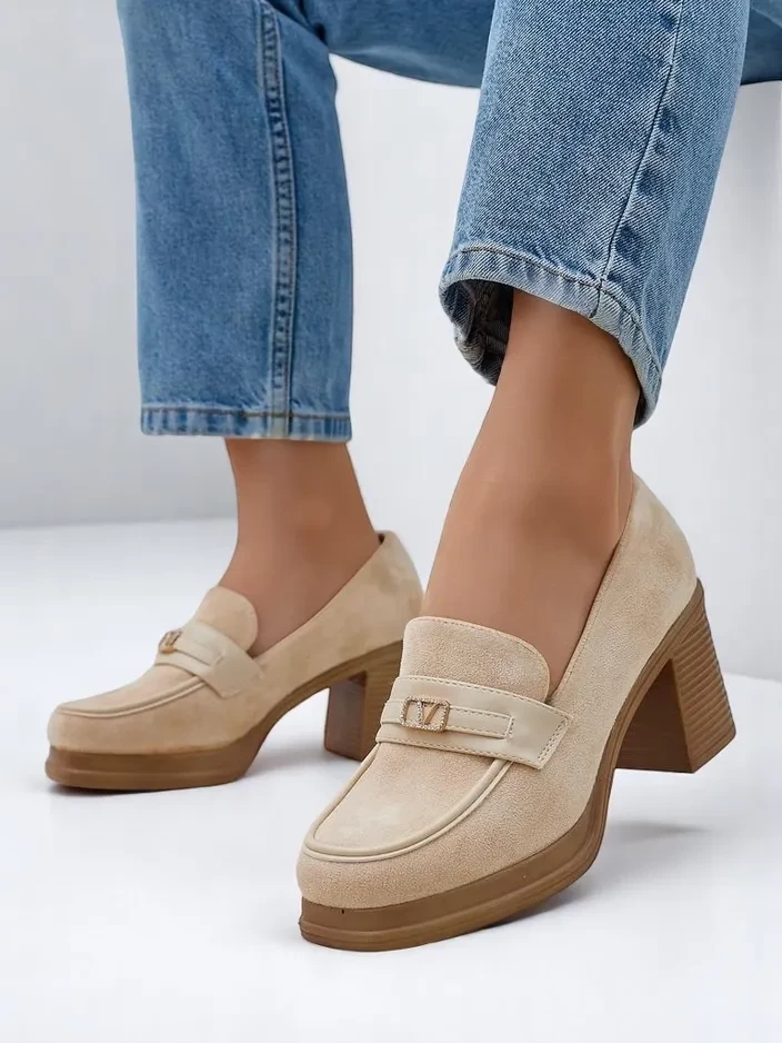 Resti women’s block-heel loafers Evelay