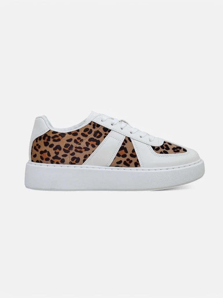 Resti Women's sporty sneakers with leopard print Big Cat