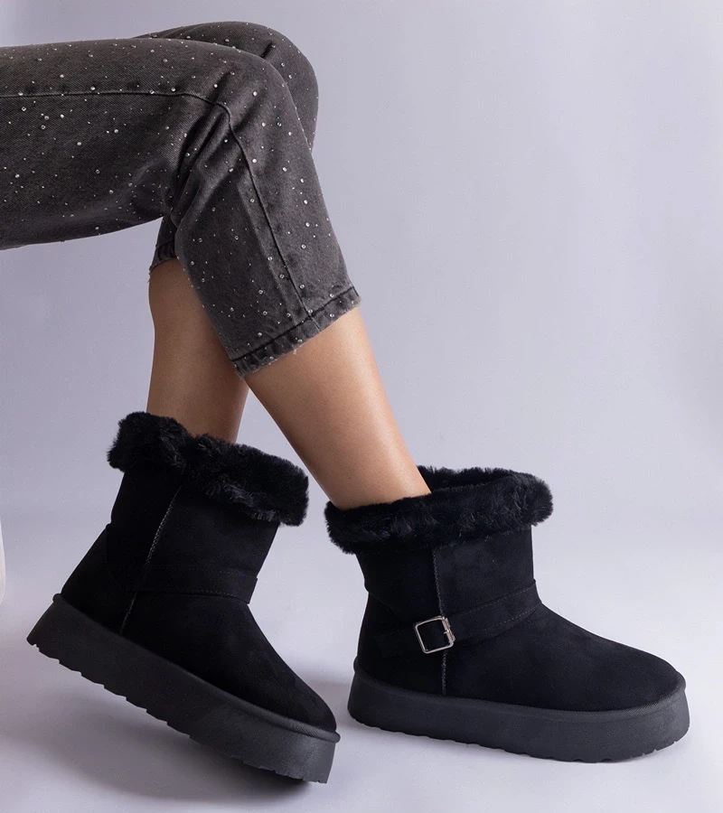 UR/CEO Black snowboots Arana