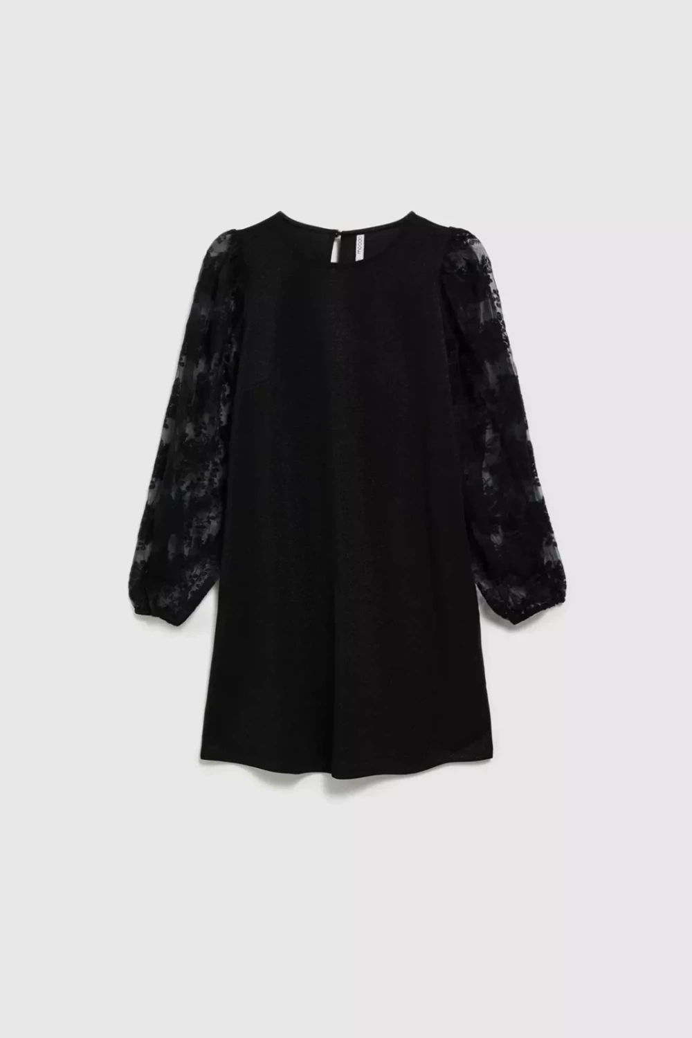 Marisse Dress With Openwork Sleeves