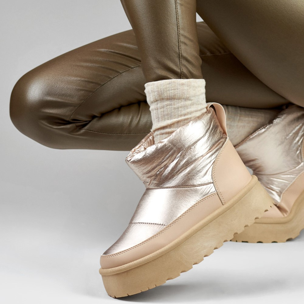 primohurt Buty zimowe śniegowce damskie na platformie