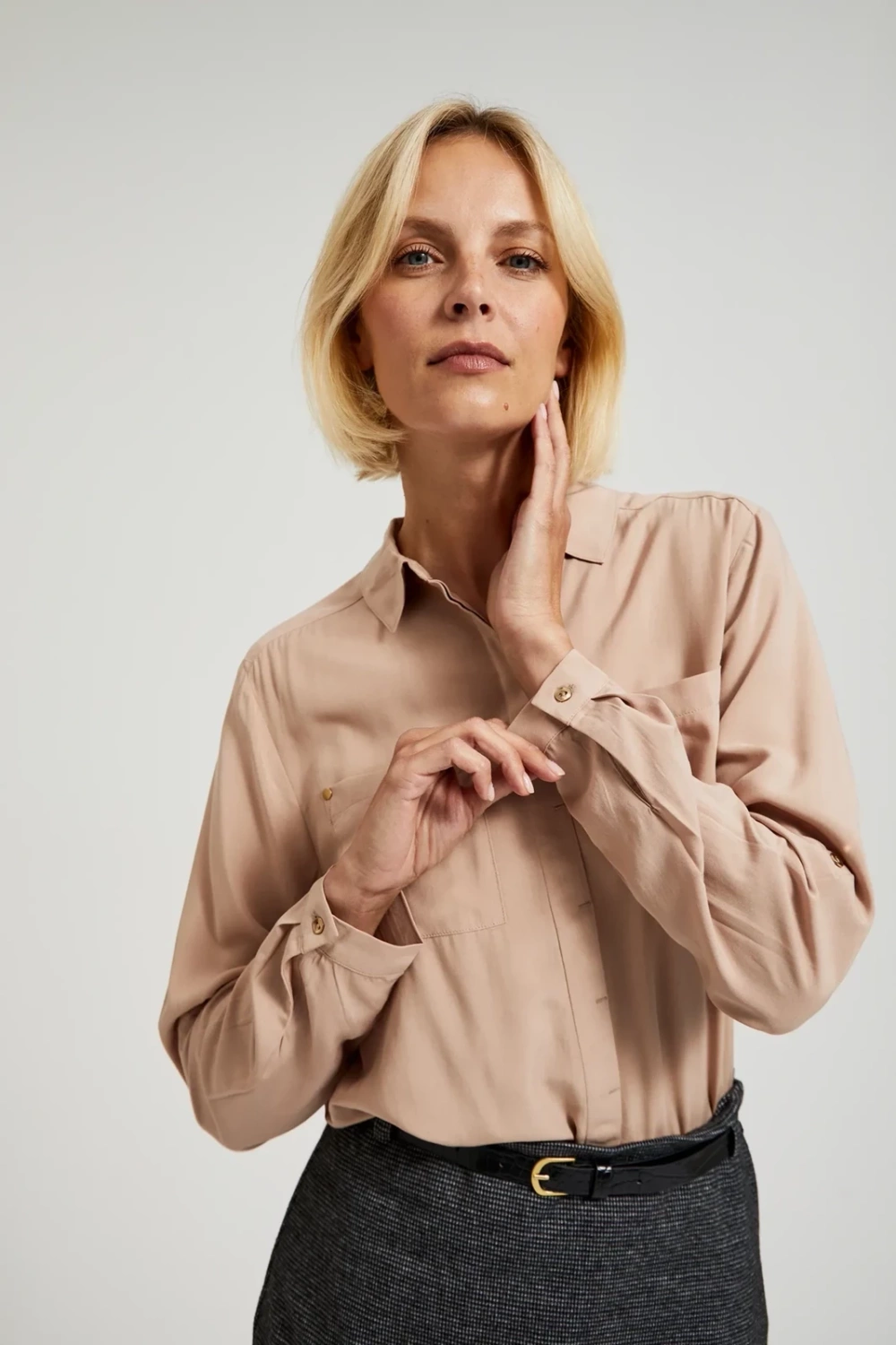 Marisse Women&#039;s Shirt Z-Ko-4516 L.Brown