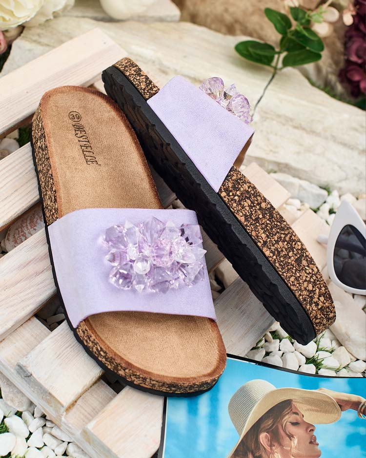Resti Royalfashion Women's Villo rhinestone flip-flops