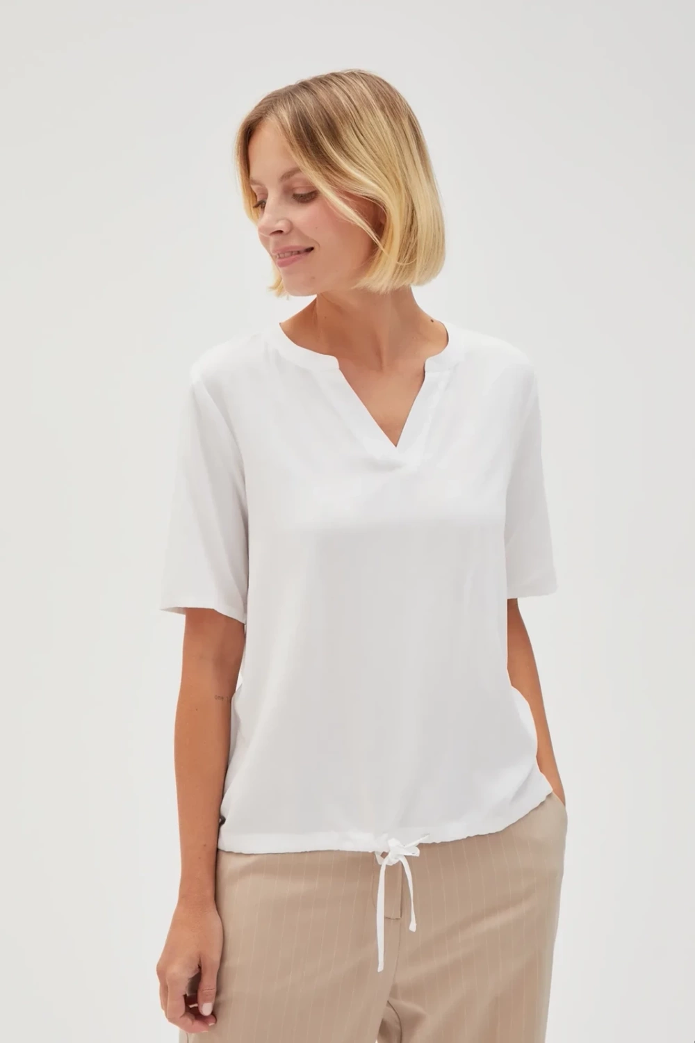 Marisse Women&#039;s Shirt L-Ko-4627 White
