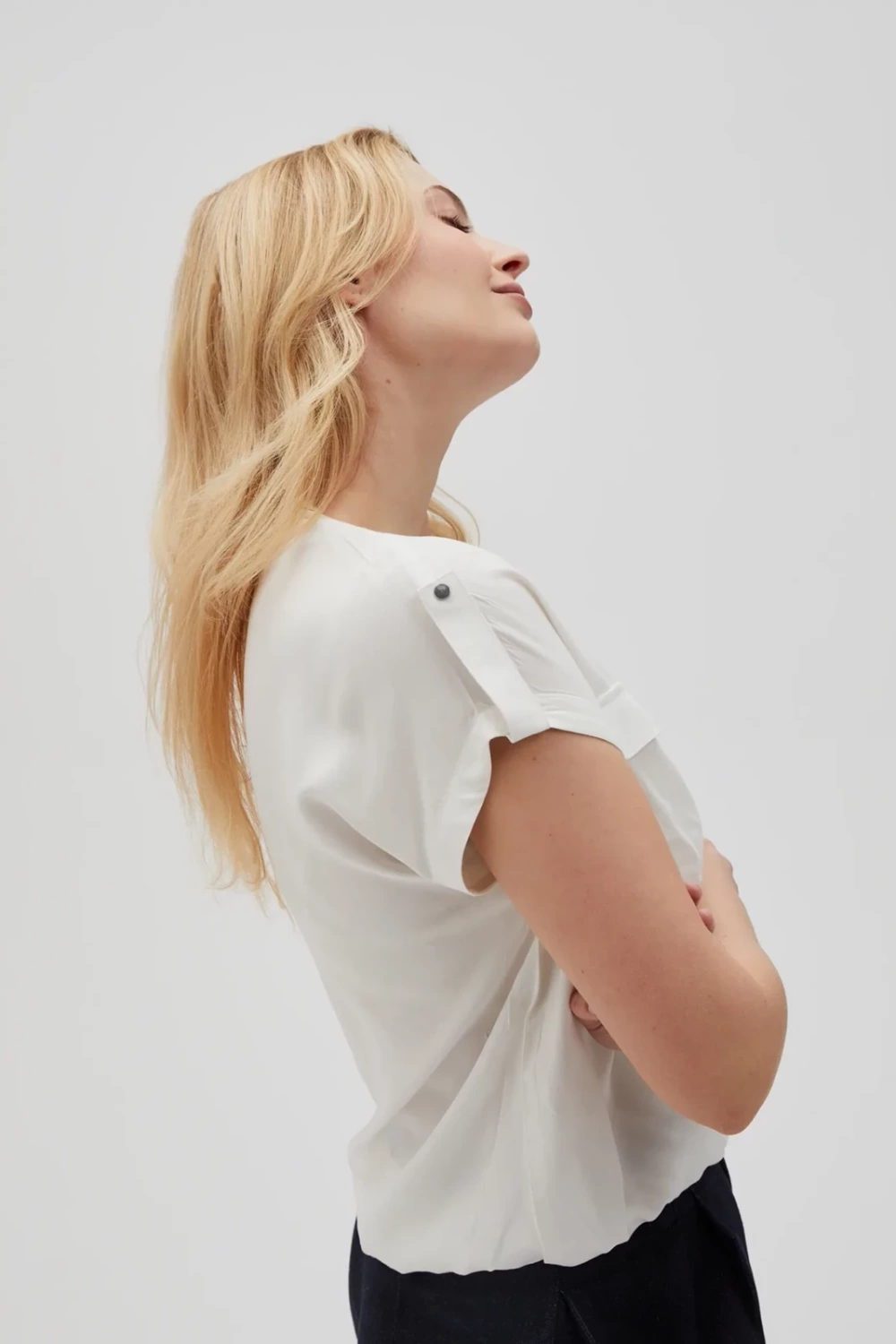 Marisse Women&#039;s Shirt L-Ko-4606 Off White