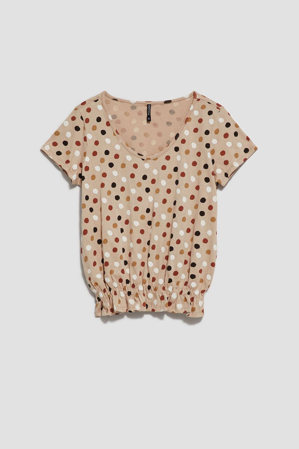 WOMEN'S T-SHIRT L-TS-4053 L.Beige