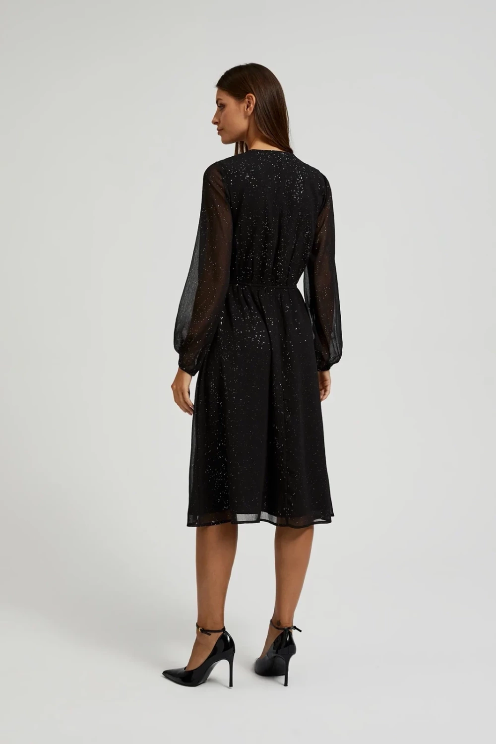 Marisse WOMEN'S DRESS L-SU-4606 BLACK