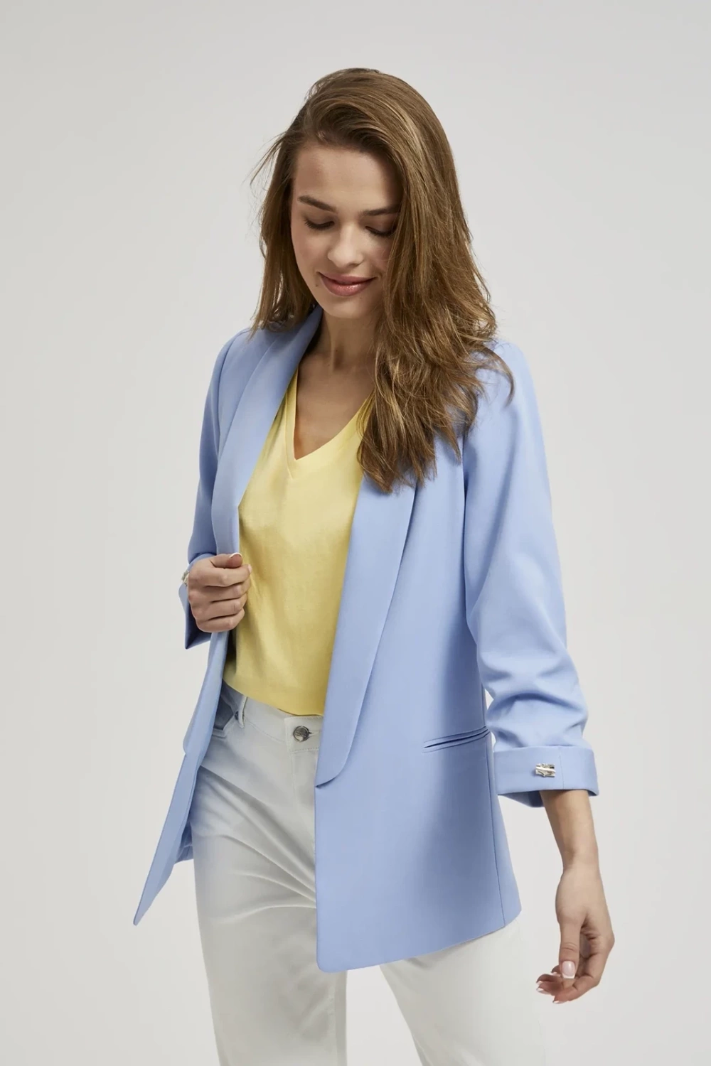 Marisse Women's Jacket L-Mr-4307 L.Blue