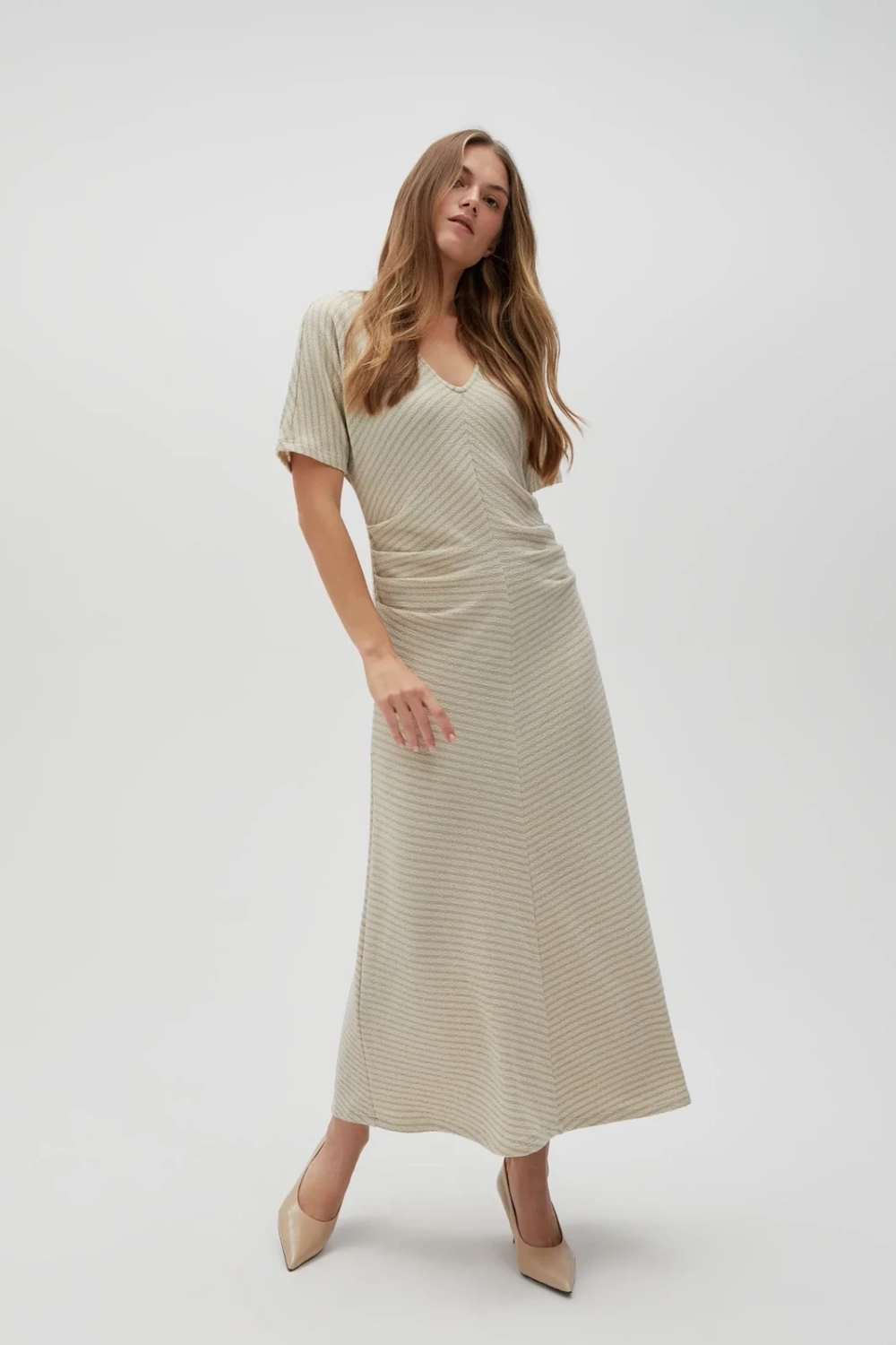 Marisse Women's Dress L-Su-4619 L.Beige