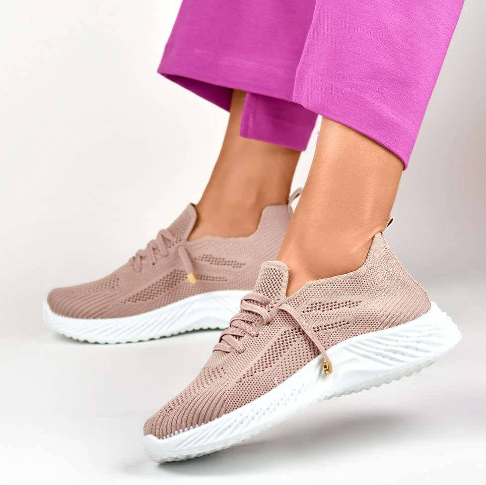 primohurt Pudrowe elastyczne buty sportowe damskie