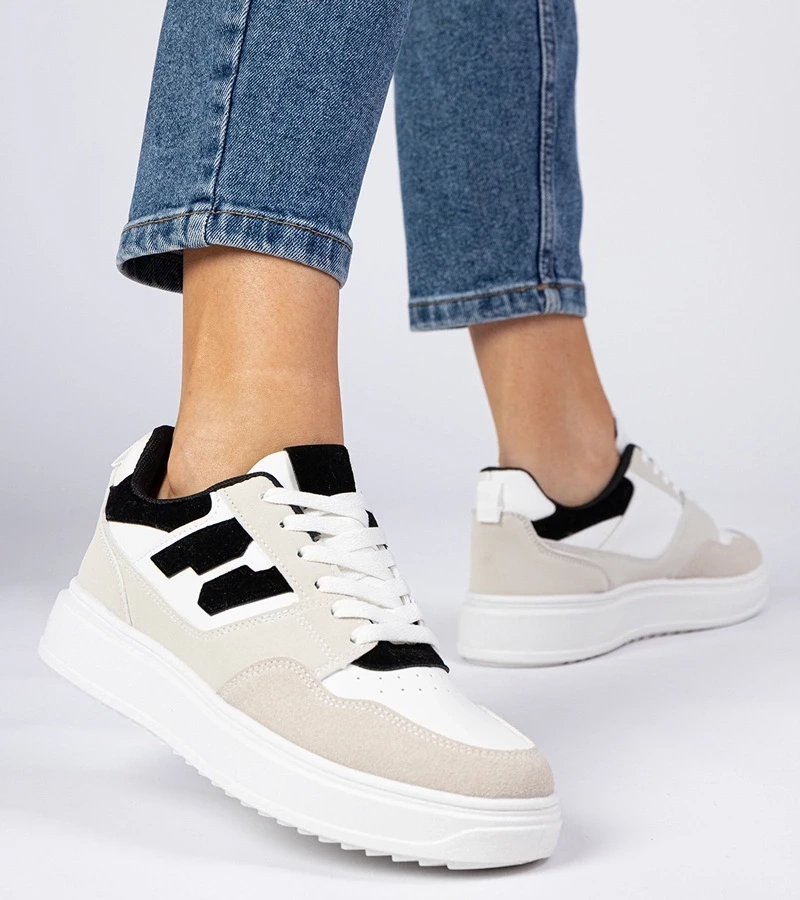 Gemre Adidași damă alb-negru Lavria