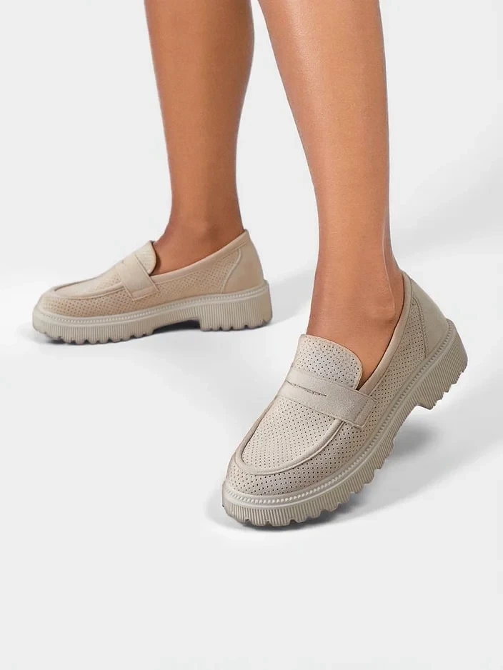 Resti Women's eco suede moccasins Dunes