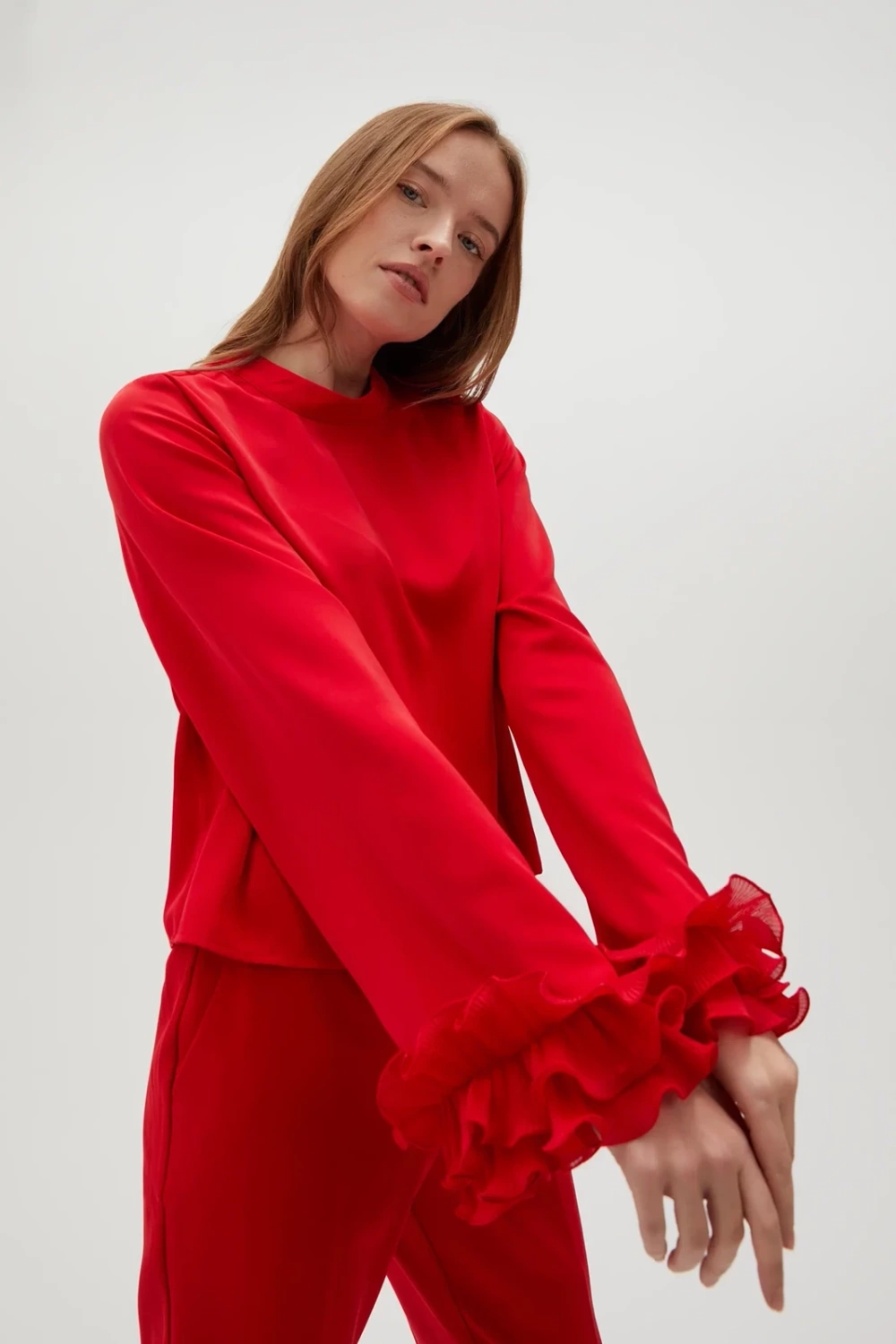 Marisse Women&#039;s Shirt Z-Ko-4529 Red