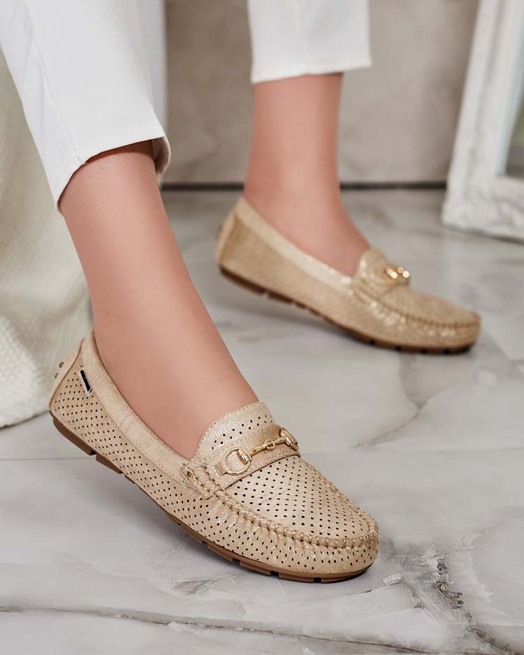Resti Women's openwork moccasins Mill
