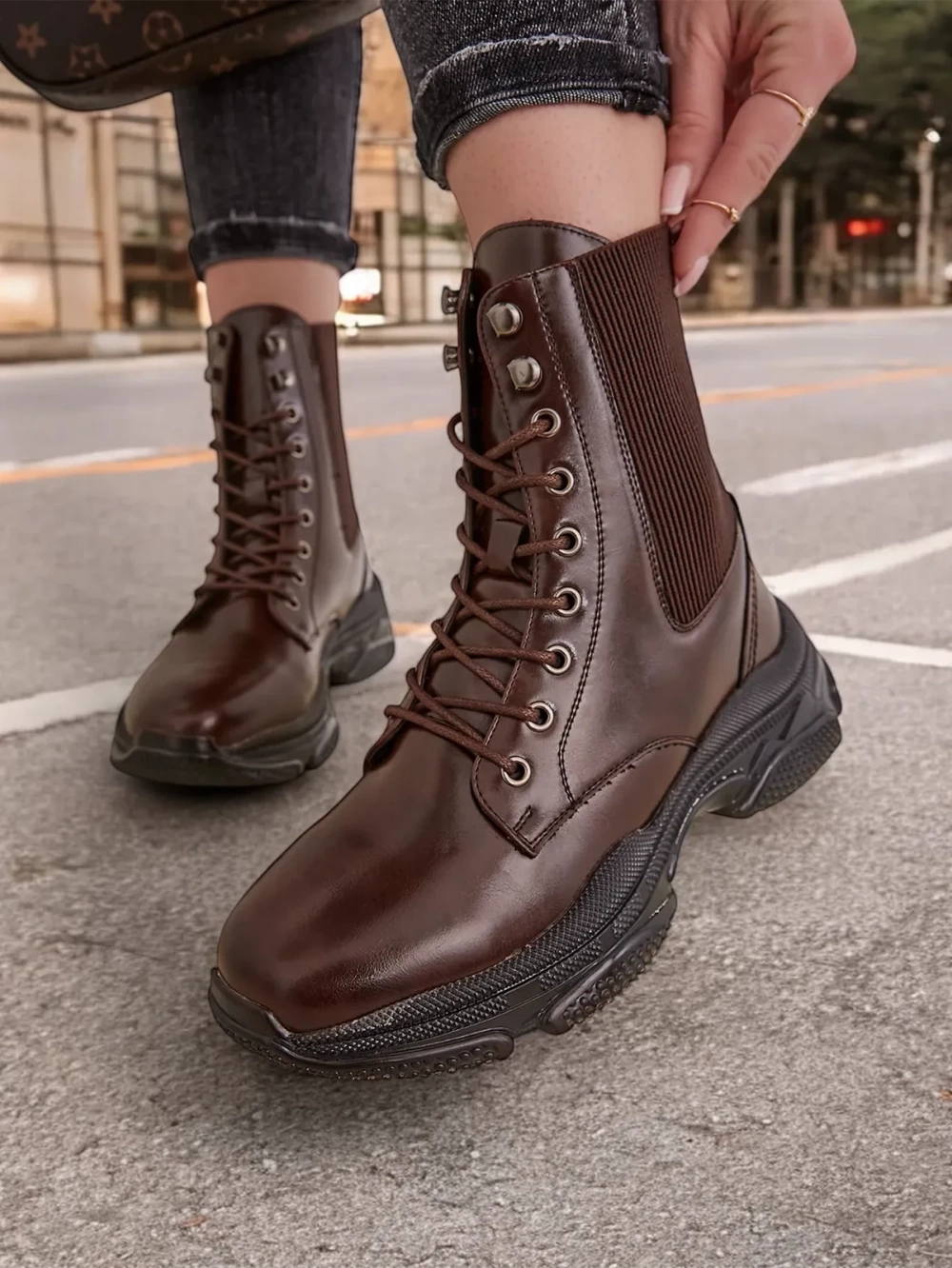 Resti Women's work style ankle boots Ronoppa